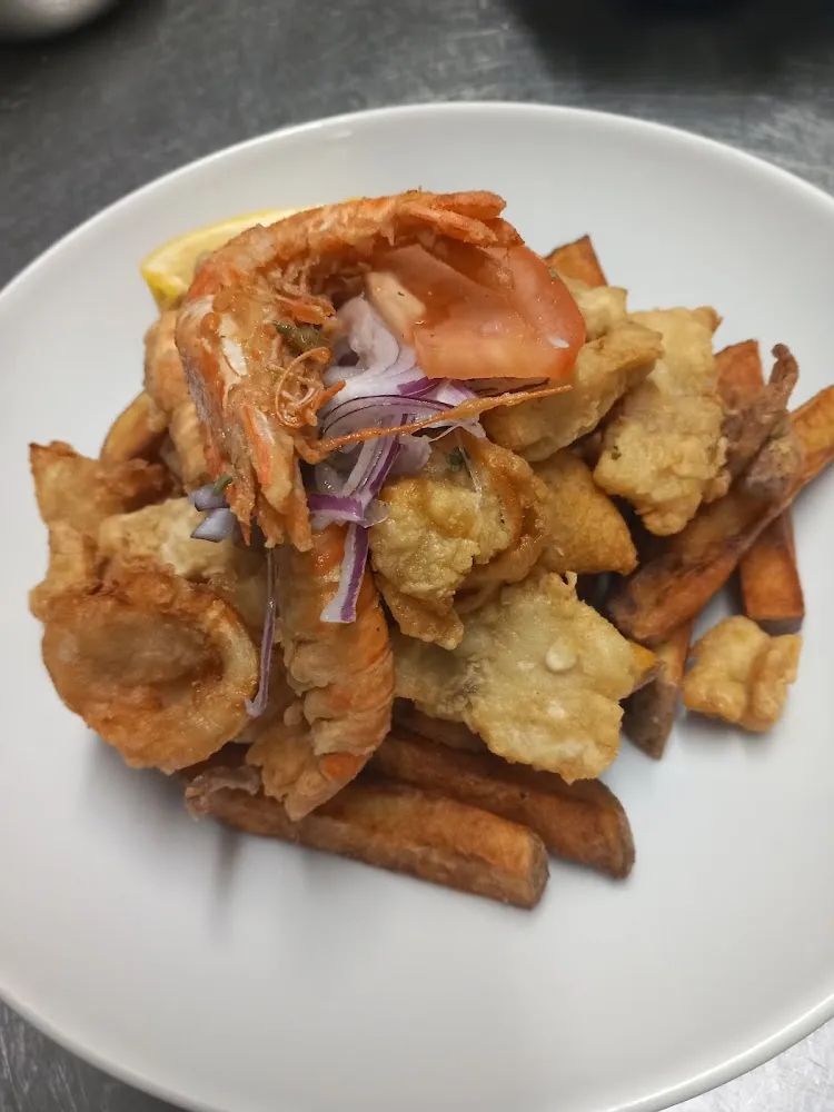 Chicharron Du Poisson Et Fruit de Mer