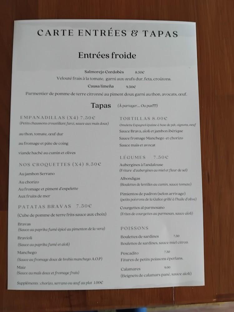 La table de Sam - Menu Image 3