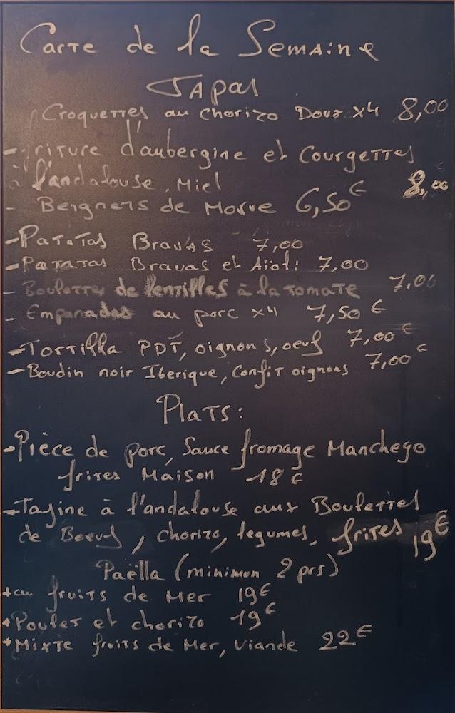 La table de Sam - Menu Image 4